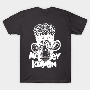 Monkey Brains Logo White T-Shirt